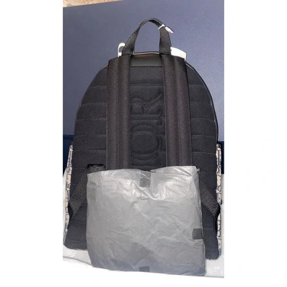 Dior Explorer Backpack Beige & Black Dior Oblique Jacquard C - Picture 6 of 12